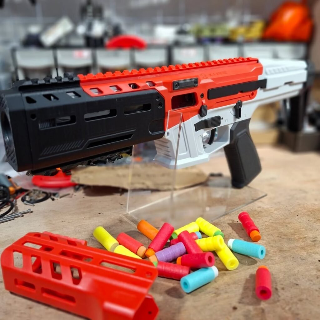 3D 列印製作的發射器外殼與零件