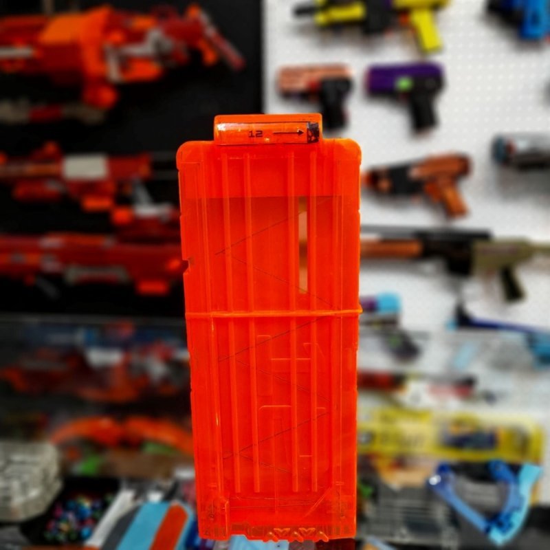 NERF 原廠12發 橘色 彈匣