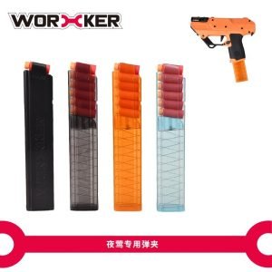 工匠 夜鶯 專用 彈匣 15發斜彈匣 NERF 軟彈 泡棉彈發射器