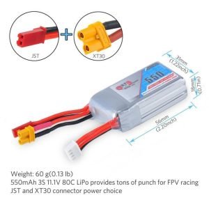 航模電池 GNB 550 mAh 80c 3S 11.1V NERF 軟彈 升級專用